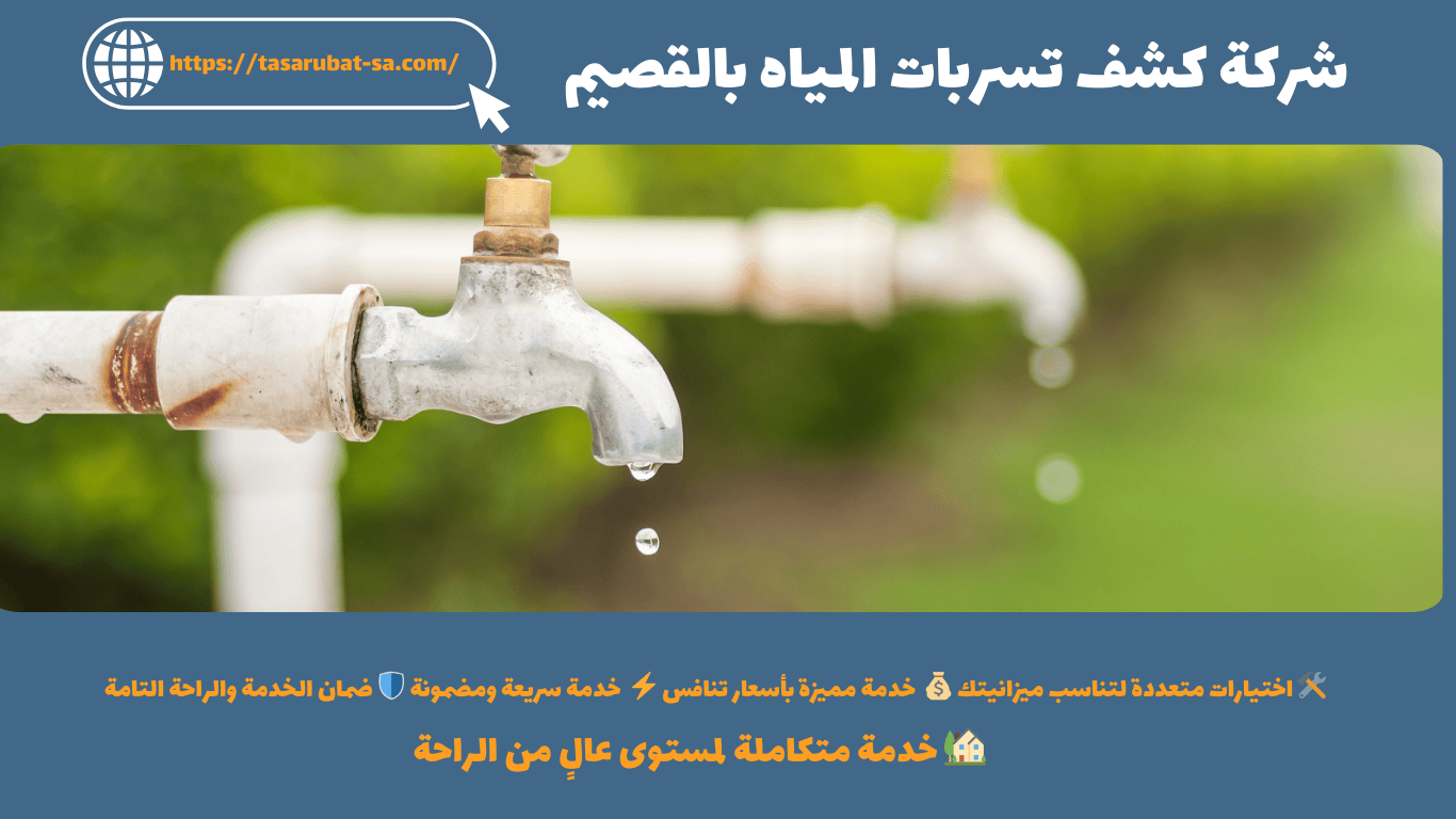 شركة كشف تسربات المياه بالقصيم